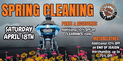 SPRING CLEANING! @ Peterson's Harley-Davidson of Miami