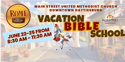 MSUMC "ROME: Paul and the Underground Church" VBS