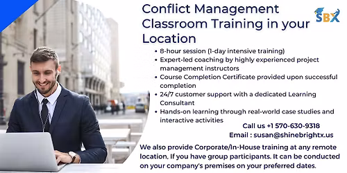 Conflict Management Classroom Certification Bootcamp in Glendale, AZ