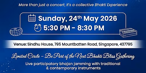 Bhajan Jamming Singapore | Bhakti Bliss \u2013 Rise in Devotion