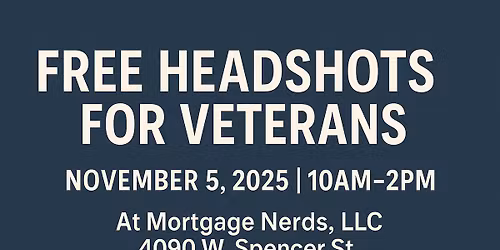Free Headshots For Veterans
