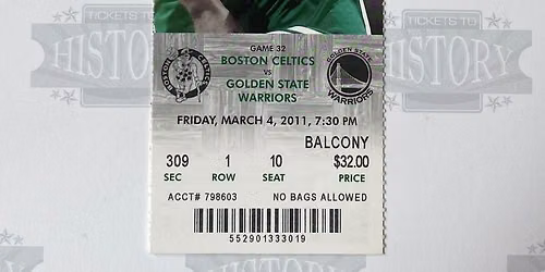 Golden State Warriors at Boston Celtics at TD Garden