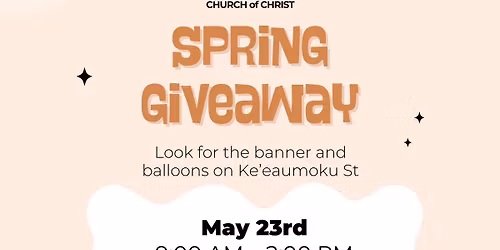 Spring Giveaway