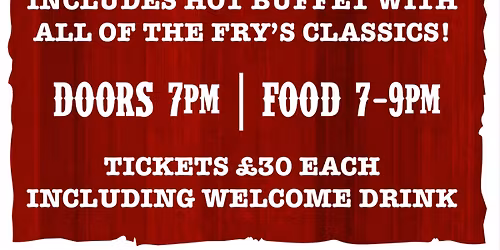 New Year\u2019s Eve Party! Frys Grillhouse - Plymouth 