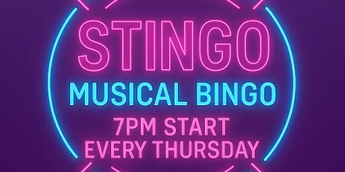Ballydoyle Music Bingo STINGO Game!