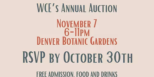 An Evening in Bloom - WCE\u2019s Annual Auction Fundraiser