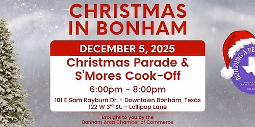 Christmas Parade & S'Mores Cook-Off at Lollipop Lane