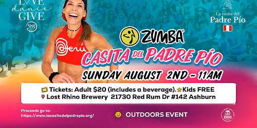 ZUMBA for Casita Padre Pio!