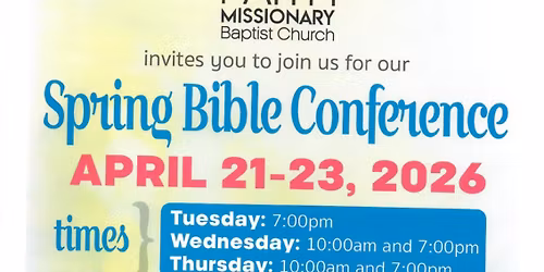 Spring Bible Conference