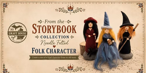 From the Storybook Collection: Needle Felted Folk Character