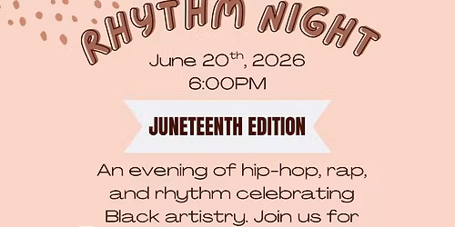 Rhythm Night: Juneteenth Bungee Edition