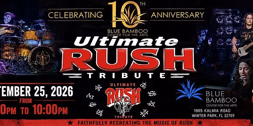 Ultimate Rush Tribute Live at Blue Bamboo