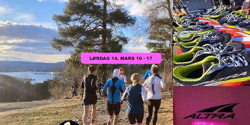 Testl\u00f8ping av Ekeberg Backyard-l\u00f8ypa og Altra sko-testing