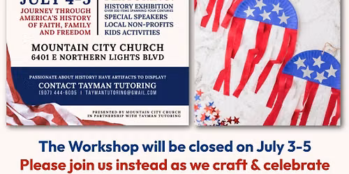 Free Craft Saturday - America Comes Alive