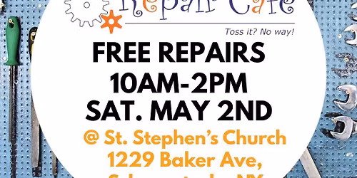 Repair Cafe - Toss It? No Way!