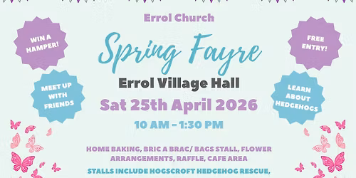 Errol Church Spring Fayre