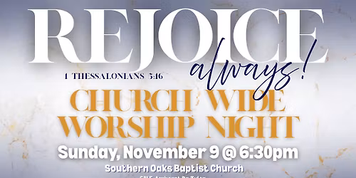 Rejoice Always! Worship Night