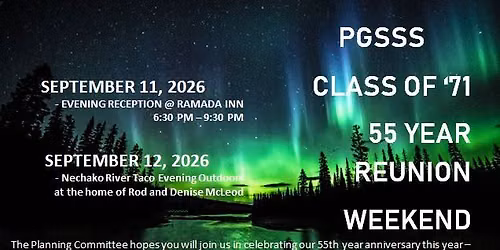 PGSSS CLASS OF '71 REUNION 