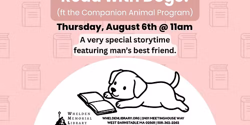 Read with Dogs ft The Companion Animal Program