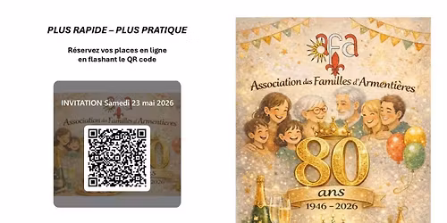 80 ans de l\u2019Association des Familles d\u2019Armentieres