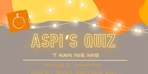 Aspi\u2019s Quiz \u2018t kan nie mis