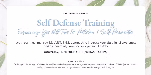 Self Defense Training
