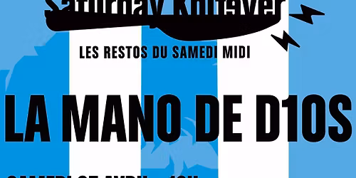 SATURDAY KNIFEVER AVRIL _ les restos du samedi midi au Bistro des Tilleuls