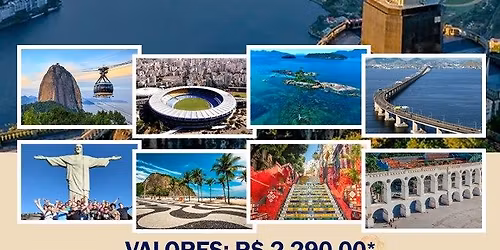 Excurs\u00e3o para o RIO DE JANEIRO - 07 a 11\/01\/2026, Rio de Janeiro\/RJ