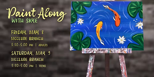 Paint Along with Skye: Koi Pond 