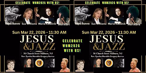 Jesus and Jazz Presents MerikaRa, Yayoi Ikawa, Maria Kolesnik, Sue Williams