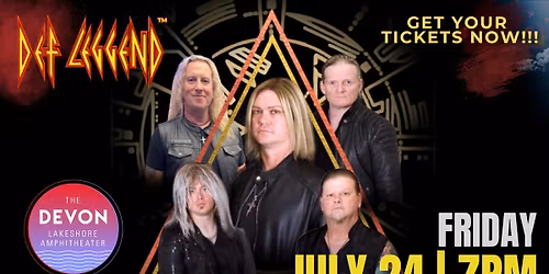 Def Leggend Rocks Illinois \u2013 The Def Leppard Tribute at Devon Lakeshore Amphitheater