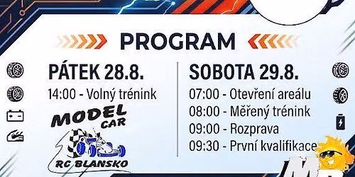M\u010cR Electric Track 2026 - R1 - Blansko + 3.z\u00e1vod MRcup l\u00e9to 2026