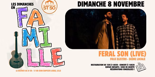 \ud83e\uddd2 LES DIMANCHES EN FAMILLE \ud83e\uddd2 FERAL SON (LIVE) \ud83e\udde1 GRATUIT