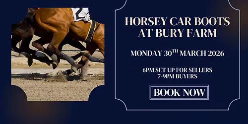 Indoor Horsey Car Boot at Bury Farm