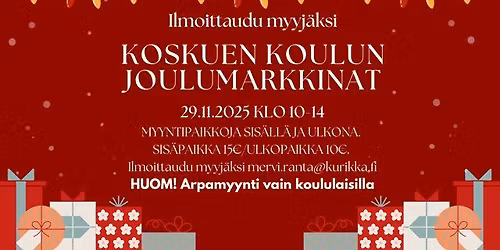 Koskuen koulun Joulumarkkinat