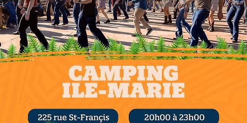 Soir\u00e9es de danse country au Camping Ile-Marie 