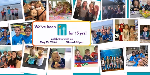 You're invited to our 15yr Celebration!
