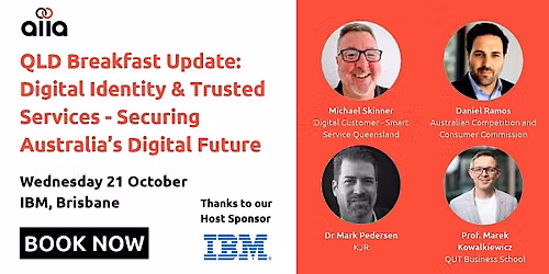 QLD Breakfast Update: Digital Identity & Trusted Services