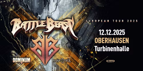 Battle Beast - Dominum - Majestica\/ Europe 2025 - Oberhausen, Tubinenhalle 1