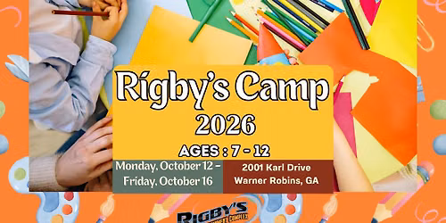 Rigby's Fall Break Camp 2026