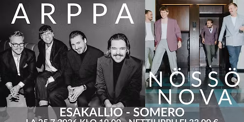Arppa + N\u00f6ss\u00f6 Nova | Esakallio, Somero
