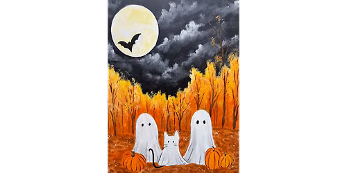 Ghostly Harvest - Paint and Sip in Orange County | Classpop!\u2122