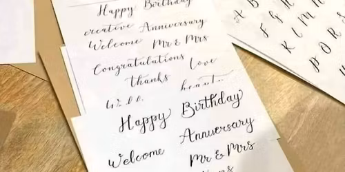 Modern Calligraphy Workshop with Coreen 