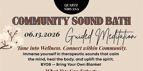 FREE Community Sound Bath