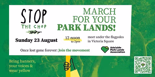 March for Your Park Lands