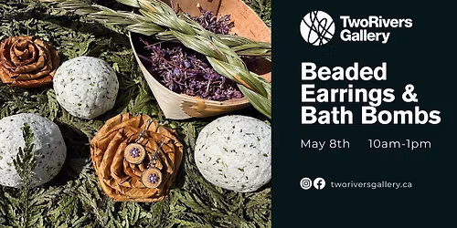 Beaded Earrings & Bath Bombs
