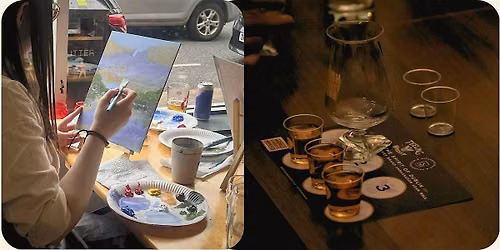 Paint and Sip Whiskey Tasting at Boundary Taproom