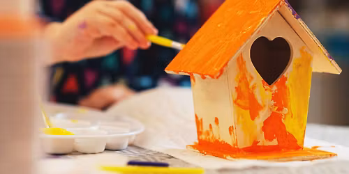 Kids Birdhouse Painting