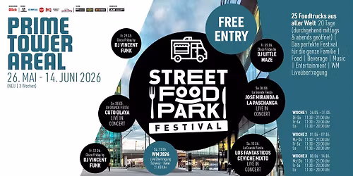 3. Street Food Park Festival - Prime Tower Areal
