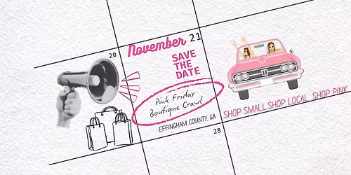 Effingham County Pink Friday Boutique Crawl 